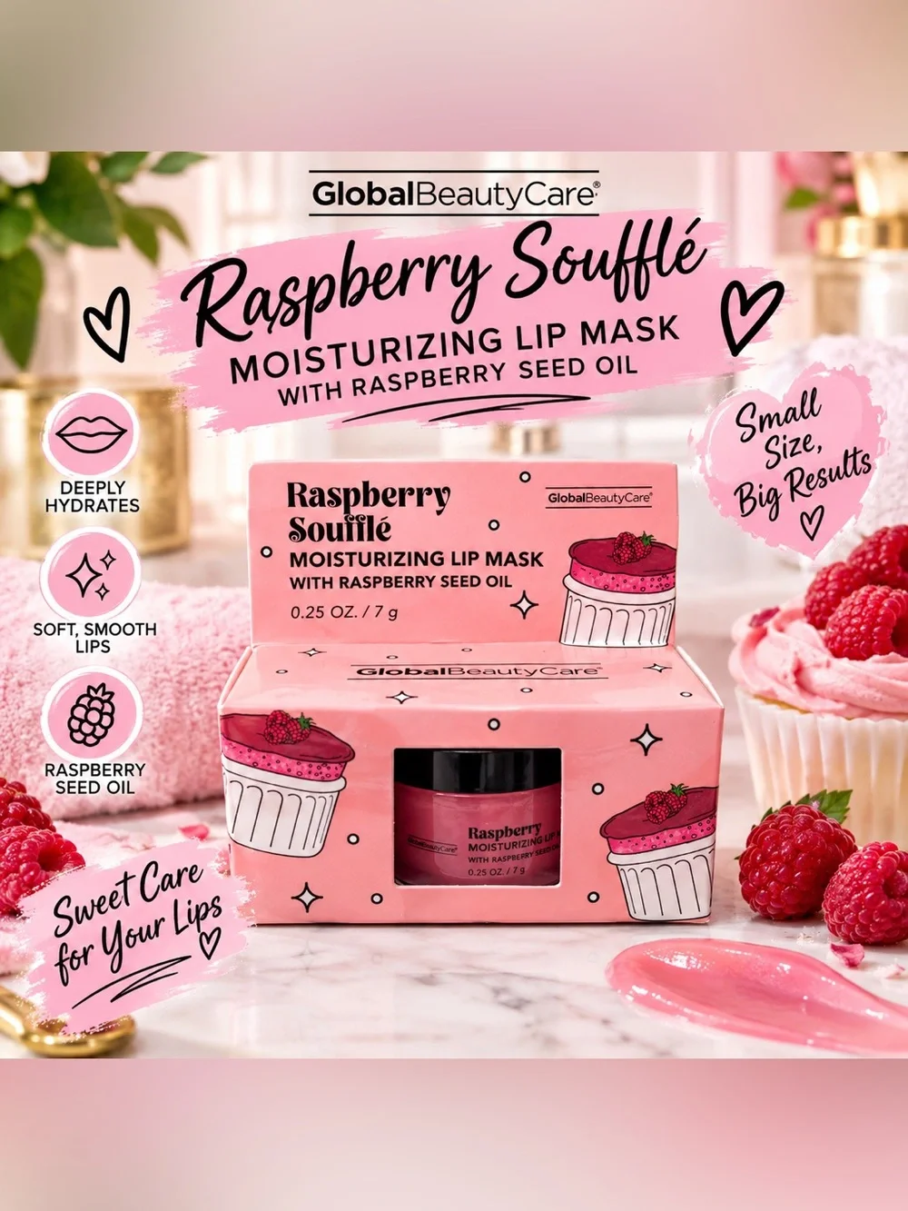✨ NEW ✨ Raspberry Soufflé Moisturizing Lip Mask ✨
